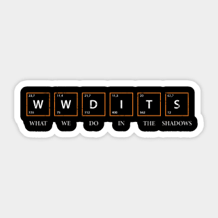 Science letters Periodic Table Elements Wwdits Sticker